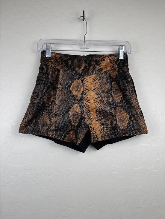 Tiger Mist Pants - Tiger Mist Women's Snake Print High Waist Shorts Size S
